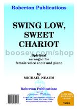 Swing Low, Sweet Chariot for female choir (SSAA)