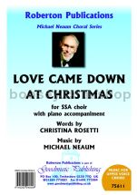 Love Came Down at Christmas for female choir (SSA)