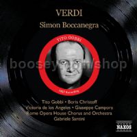 Simon Boccanegra (Naxos Historical Audio CD 2-CD set)
