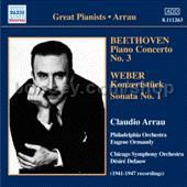 Piano Concerto No3/Weber: Konzertstuck / Piano Sonata No1 (Naxos Audio CD)