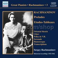 Rachmaninoff vol.3 (Naxos Historical Audio CD)