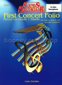 First Concert Folio (wind band) (alto saxophone part)