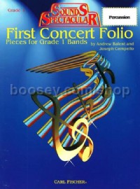 First Concert Folio (wind band) (percussion)