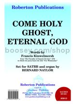 Come Holy Ghost Eternal God for SATB choir