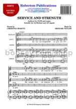 Service and Strength for SATB choir