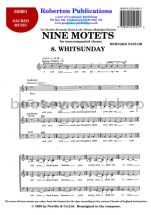 9 Motets - No. 8 (Whitsunday) for SATB choir