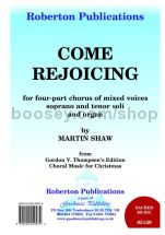 Come Rejoicing for SATB choir