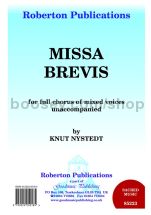 Missa Brevis - SATB choir