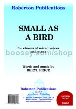 Small as a Bird for SATB choir