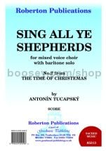 Sing All Ye Shepherds for SATB choir with percussion