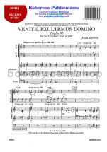 Venite Exultemus Domino (Psalm 95) - SATB choir & organ