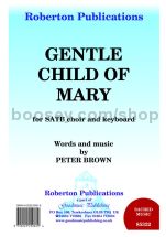 Gentle Child of Mary for SATB choir