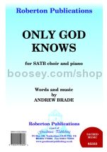 Only God Knows for SATB choir