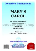 Mary's Carol for SATB choir