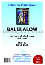 Balulalow for SATB choir with organ