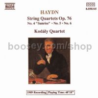 String Quartets Op. 76, Nos. 4 - 6 (Naxos Audio CD)