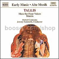 Mass for Four Voices/Motets (Naxos Audio CD)