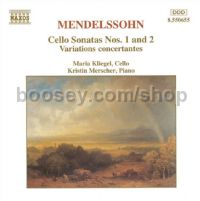 Cello Sonatas Nos. 1 and 2/Variations Concertantes (Naxos Audio CD)
