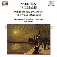 Symphony No.2 "London Symphony"/The Wasps Overture (Naxos Audio CD)