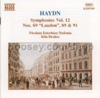 Symphonies vol.12 (Nos. 69, 89, 91) (Naxos Audio CD)