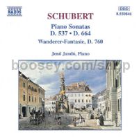 Piano Sonatas, D. 537 & 664/'Wanderer Fantasy' (Naxos Audio CD)