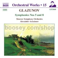 Symphonies Nos. 5 and 8 (Naxos Audio CD)