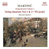 String Quartets Nos. 1 and 2/Three Horsemen (Naxos Audio CD)