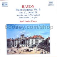 Piano Sonatas Nos. 17, 19 & 28/Arietta con 12 Variazioni vol.9 (Naxos Audio CD)