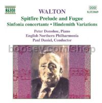 Spitfire Prelude and Fugue/Sinfonia Concertante/Hindemith Variations (Naxos Audio CD)