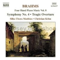 Four-Hand Piano Music vol.8 (Naxos Audio CD)