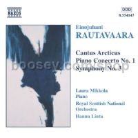 Cantus Arcticus/Piano Concerto No1/Symphony No.3 (Naxos Audio CD)