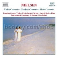 Violin Concerto/Clarinet Concerto/Flute Concerto (Naxos Audio CD)