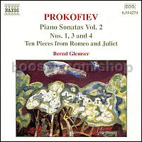 Piano Sonatas Nos. 1, 3 & 4/10 Pieces from Romeo & Juliet Op 75 (Naxos Audio CD)