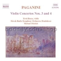 Violin Concertos Nos. 3 and 4 (Naxos Audio CD)