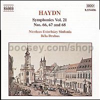 Symphonies vol.21 (Nos. 66, 67, 68) (Naxos Audio CD)