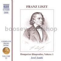 Complete Piano Music (12): Hungarian Rhapsodies vol.1 (Naxos Audio CD)