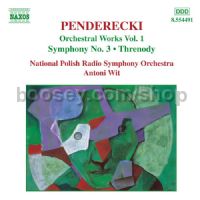 Symphony No.3/Threnody (Naxos Audio CD)