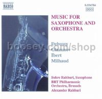 Music for Saxophone and Orchestra (Naxos Audio CD)