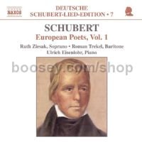 Deutsche Schubert Lied Edition (7): European Poets vol.1 (Naxos Audio CD)