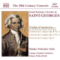 Violin Concertos Op. 5, Nos. 1-2 & Op. 8 (Naxos Audio CD)