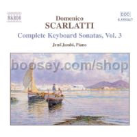Complete Keyboard Sonatas vol.3 (Naxos Audio CD)