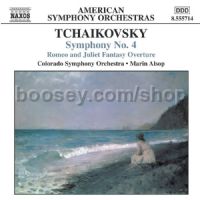 Symphony No.4/Romeo and Juliet (Naxos Audio CD)