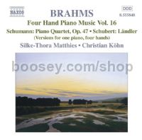 Four-Hand Piano Music Vol.16 (Naxos Audio CD)