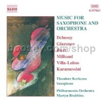 Music for Saxophone and Orchestra (Naxos Audio CD)