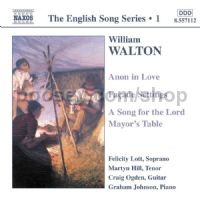 Anon in Love/Facade Settings/A Song for the Lord (English Song vol.1) (Naxos Audio CD)