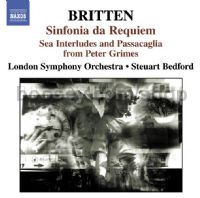 Sinfonia da Requiem/Suite from Gloriana Op. 53 (Courtly Dances)/4 Sea Interludes (Naxos Audio CD)