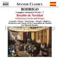 Retablo de Navidad (Complete Orchestral Works vol.7) (Naxos Audio CD)