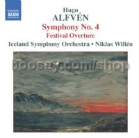 Symphony No.4, Op. 39/Festival Overture, Op. 52 (Naxos Audio CD)