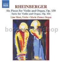 Suite for Violin & Organ, Op. 166 & Six Pieces, Op. 150 (Naxos Audio CD)