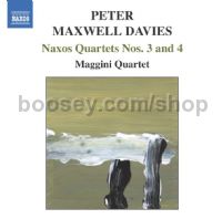 Naxos String Quartets Nos. 3 and 4 (Naxos Audio CD)